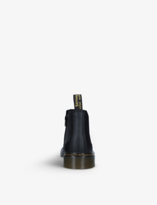 DR MARTENS: 2976 platform leather Chelsea boots 9-10 years