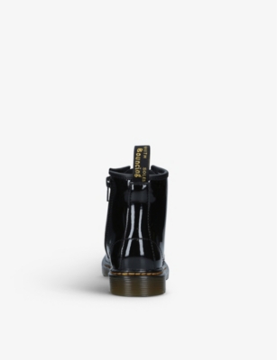 Dr. Martens' 1460 8-eye Leather Boots 6-9 Years In Black