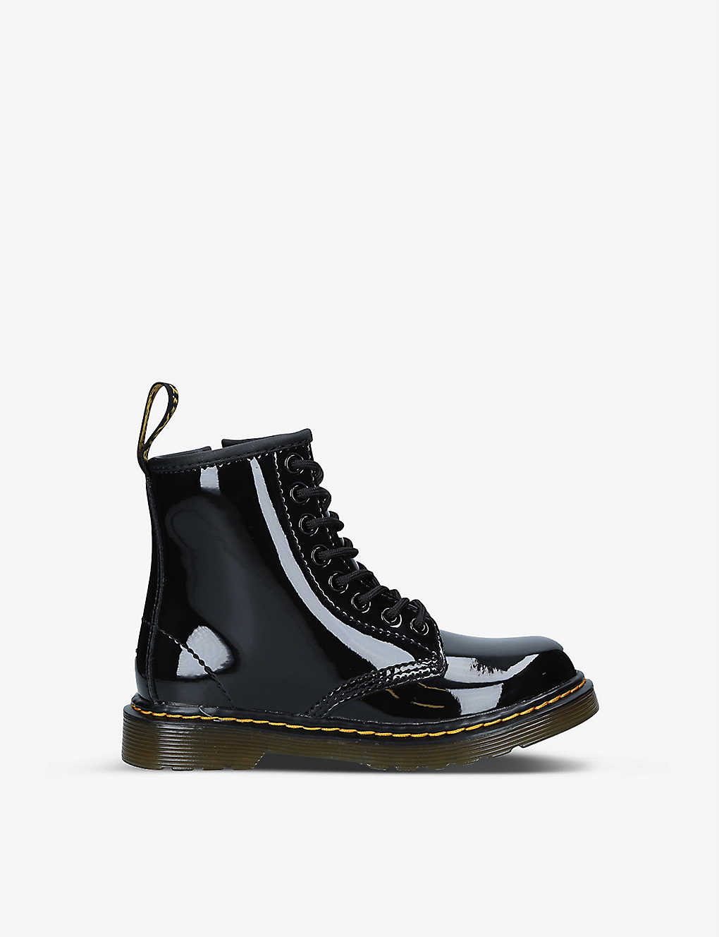 Dr. Martens' Kids' 1460 8-eye Leather Boots 6-9 Years In Black