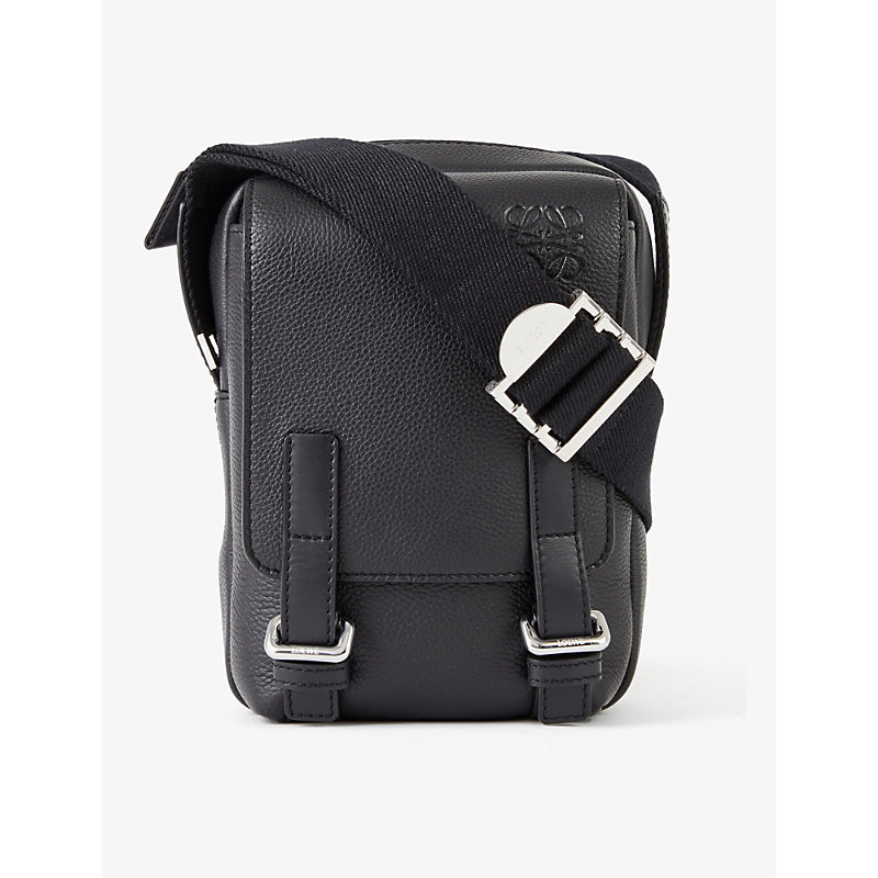 Loewe Black Military Xs Leather Cross-body Bag