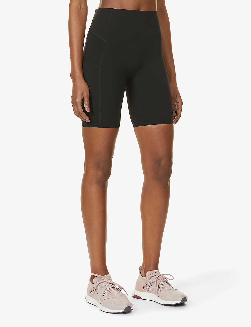 Spanx Active Womens Very Black Every Wear™ High-rise Stretch-woven Shorts