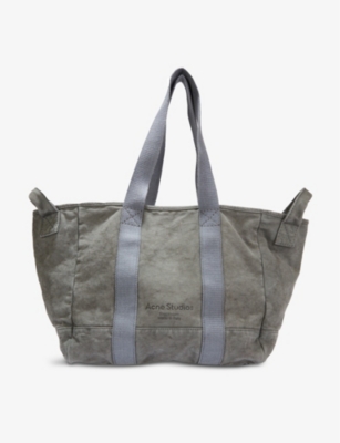 ACNE STUDIOS WEBBING COTTON-CANVAS TOTE BAG R03720452