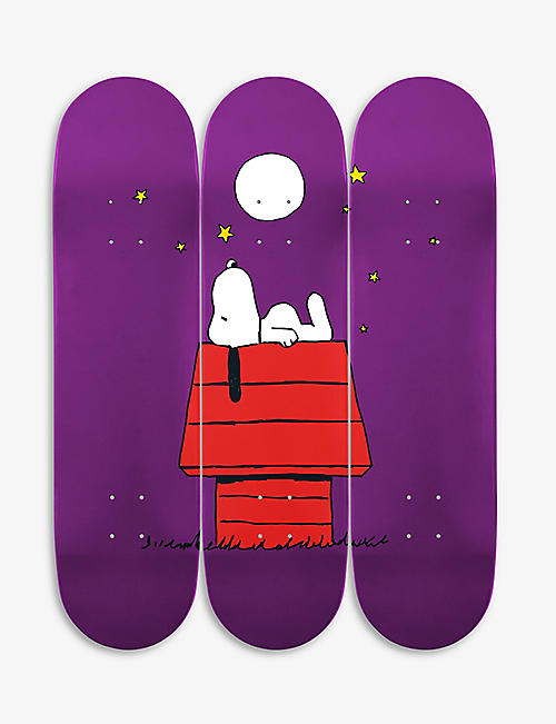 THE SKATEROOM: The Skateroom X Rob Pruitt skateboard deck triptych
