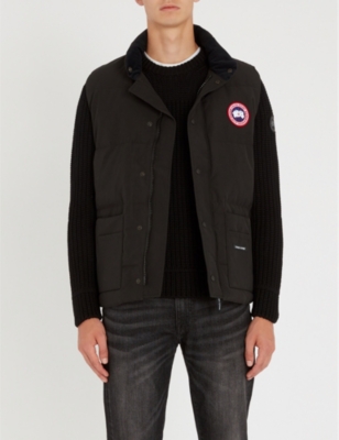 Canada goose bodywarmer on sale selfridges