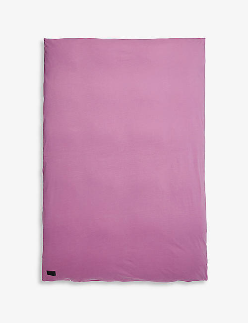 MAGNIBERG: Nude organic cotton-jersey duvet cover 240 x 220 cm