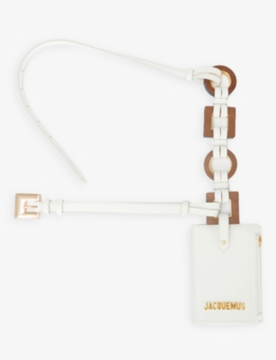 JACQUEMUS - La ceinture Ano removable-pouch leather belt  display picture 1