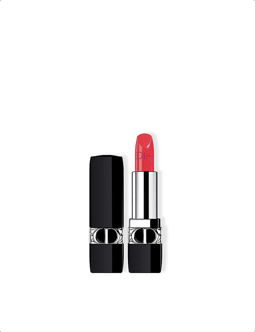 Dior Rouge  Satin Refillable Lipstick 3.5g In 028 Actrice