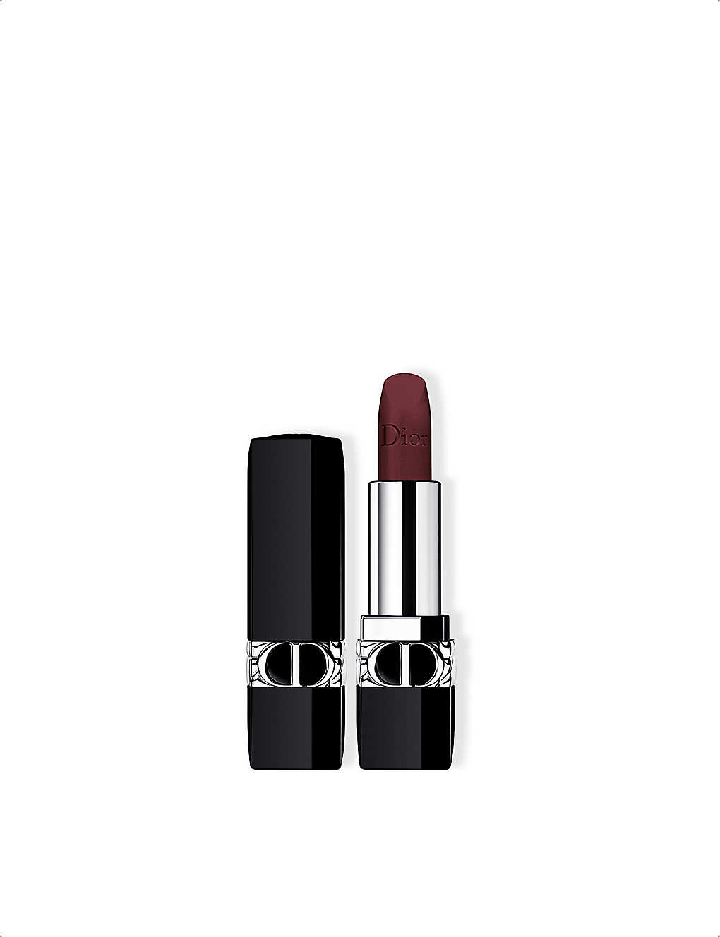 Dior Rouge  Matte Velvet Refillable Lipstick 3.5g In 886 Enigmatic