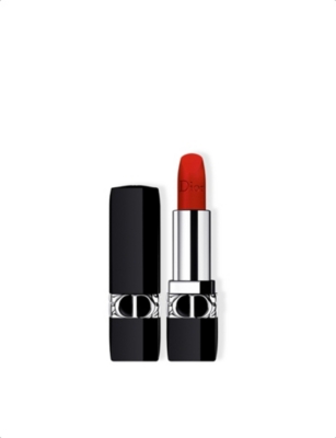 Dior Rouge  Matte Velvet Refillable Lipstick 3.5g In 999