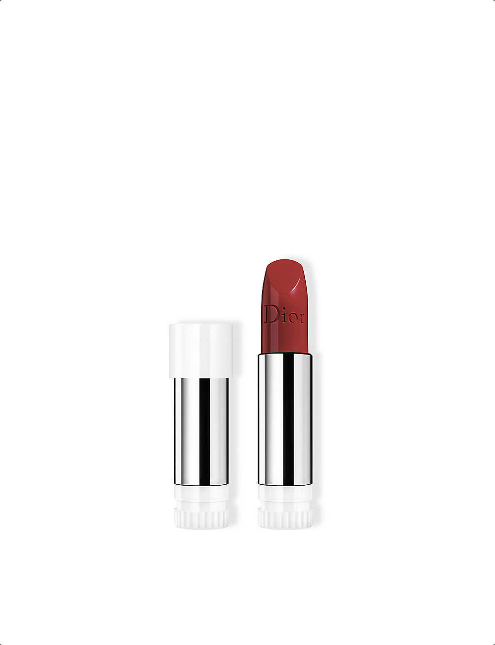 Dior Rouge  Couture Satin Lipstick Refill 3.5g In 743 Rouge Zinnia