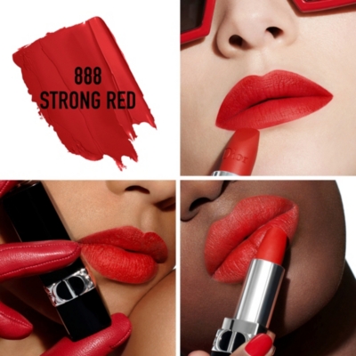 Shop Dior 888 Strong Red Rouge Couture Matte Lipstick Refill 3.5g