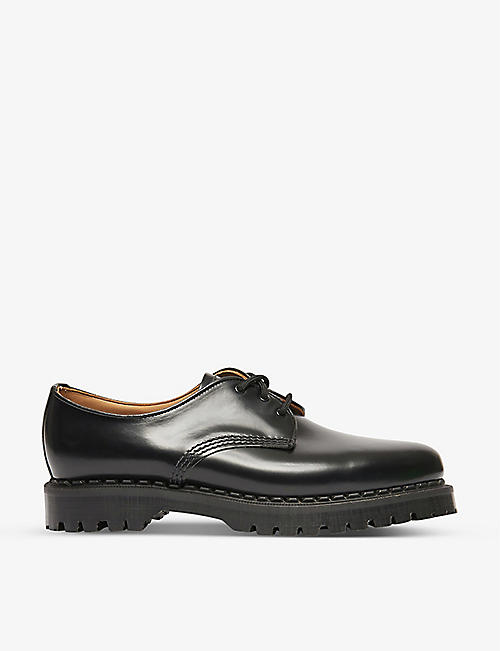 SANDRO: Lace-up leather Derby shoes