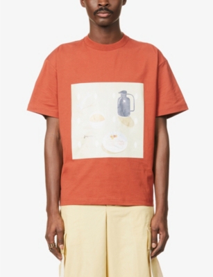 JACQUEMUS Le Tableau graphic print cotton jersey T shirt