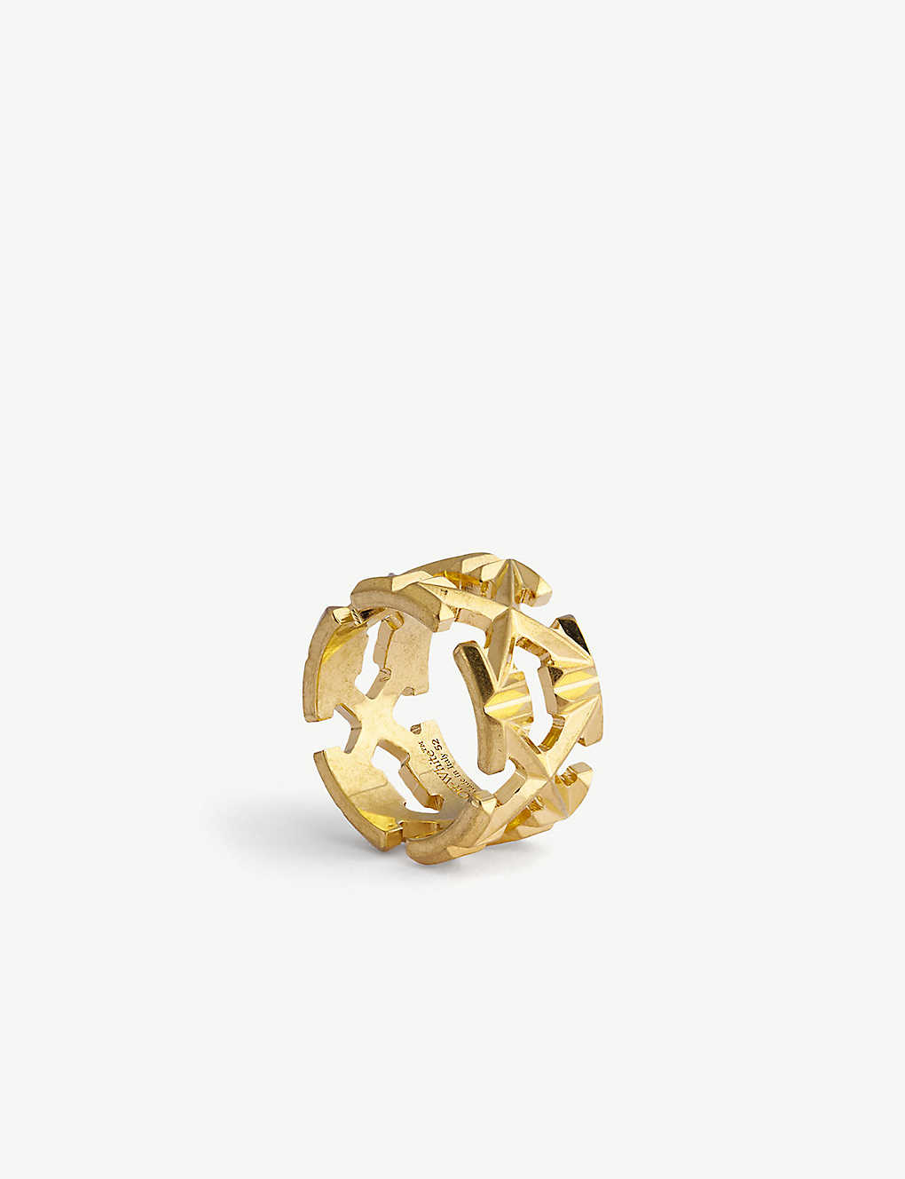 Metallic Womens Jewellery Off-White c/o Virgil Abloh Arrows Ring in Gold 