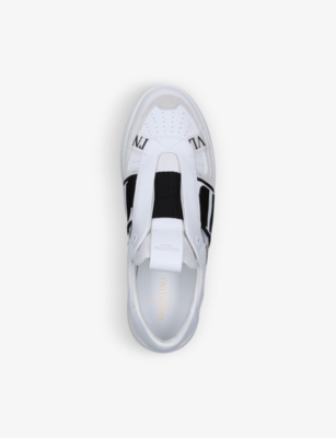 VALENTINO GARAVANI VL7N logo-embellished leather trainers