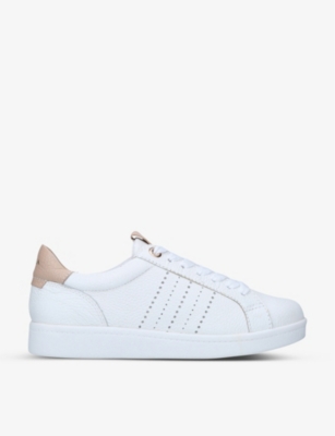 CARVELA COMFORT CARVELA COMFORT WOMEN'S WHITE CASH LACE-UP LOW-TOP LEATHER TRAINERS 43981961