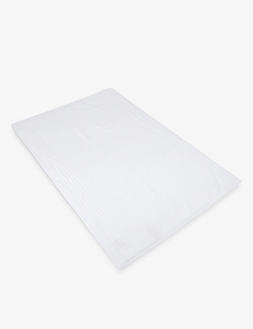 THE WHITE COMPANY: Luxury Egyptian cotton bath mat large 70cm x 110cm