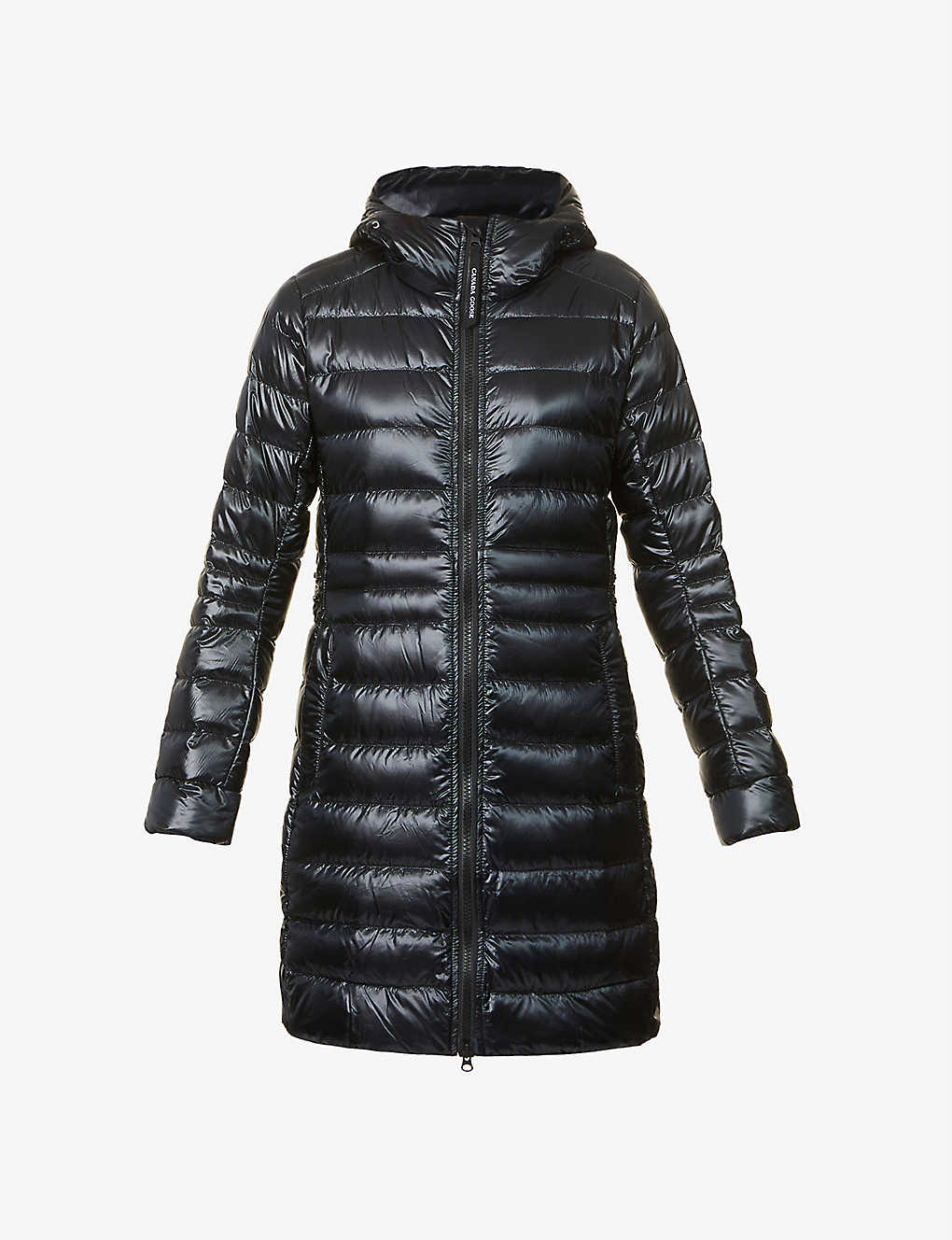 CANADA GOOSE CANADA GOOSE WOMENS BLACK CYPRESS HOODED SHELL-DOWN JACKET,43989779