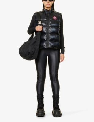 Canada Goose Cypress Quilted Recycled Ripstop Down Vest In Black