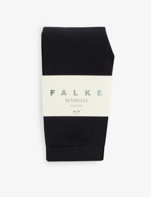 Falke Seamless High-rise Stretch-jersey Leggings In 3009 Black