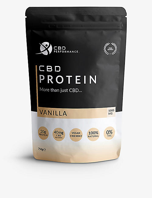 CBD PERFORMANCE: CBD Protein Vanilla CBD infused protein powder 750g