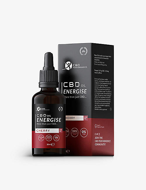 CBD PERFORMANCE: Energise cherry 1000mg CBD oil 30ml