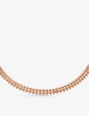 Cartier Womens Rose Gold Clash De Supple Medium 18ct Rose-gold Necklace