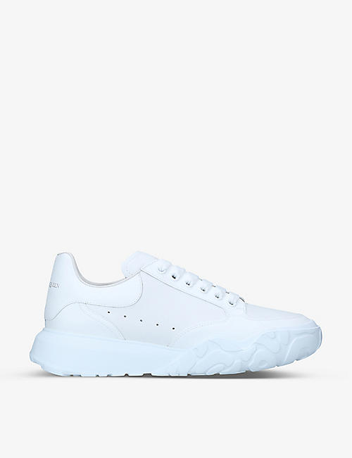 ALEXANDER MCQUEEN: Men’s exaggerated-sole leather trainers