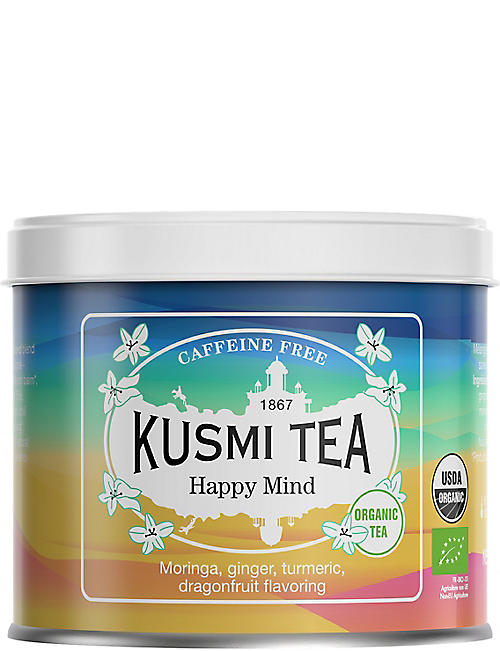 KUSMI TEA: Happy Mind organic loose tea tin 100g
