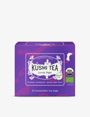 KUSMI TEA: Lovely Night organic tea bags box of 20
