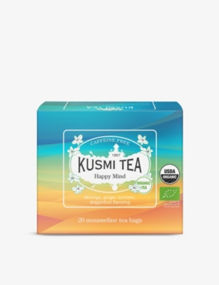 KUSMI TEA: Happy Mind organic tea bags box of 20
