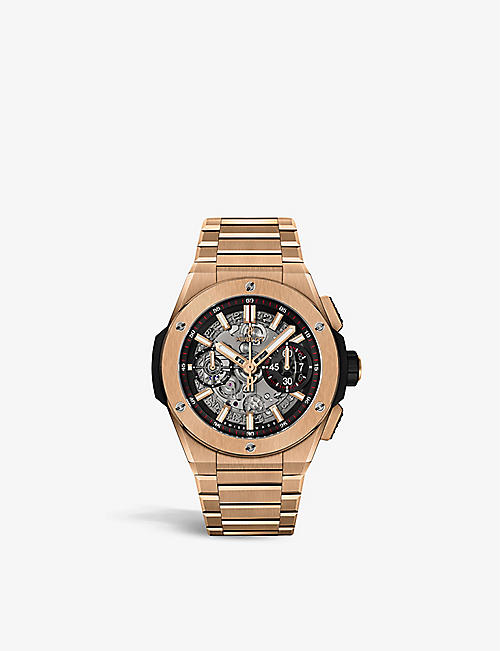 HUBLOT: 451.OX.1180.OX Big Bang Integral 5N 18ct king-gold and 18ct rose-gold self-winding watch