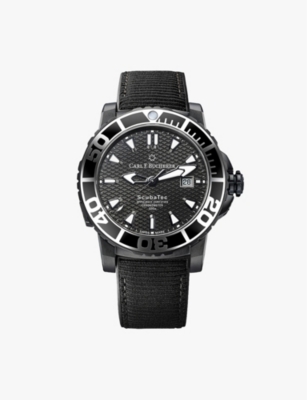 Carl F Bucherer Men's Black 00.10632.28.33.01 Patravi Scubatech Ceramic, Titanium And Rubber Automat