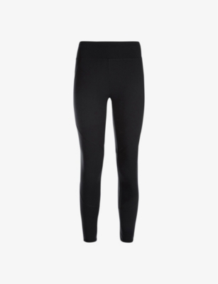 Shop Sweaty Betty Women's Black Power 7/8 High-rise Stretch-jersey Leggings