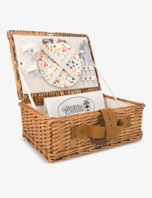 Les Jardins De La Comtesse Solo Natural Wicker Picnic Basket 39cm Selfridges Com