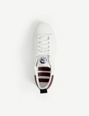 diesel leather trainers