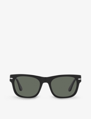 PERSOL: PO3269S rectangular-shape acetate sunglasses
