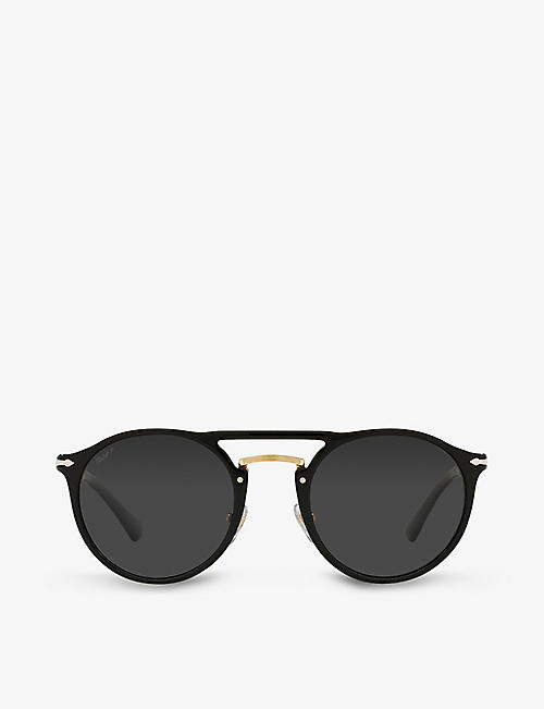 PERSOL: PO3264S phantos-frame acetate sunglasses