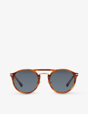 PERSOL: PO3264S phantos-frame acetate sunglasses