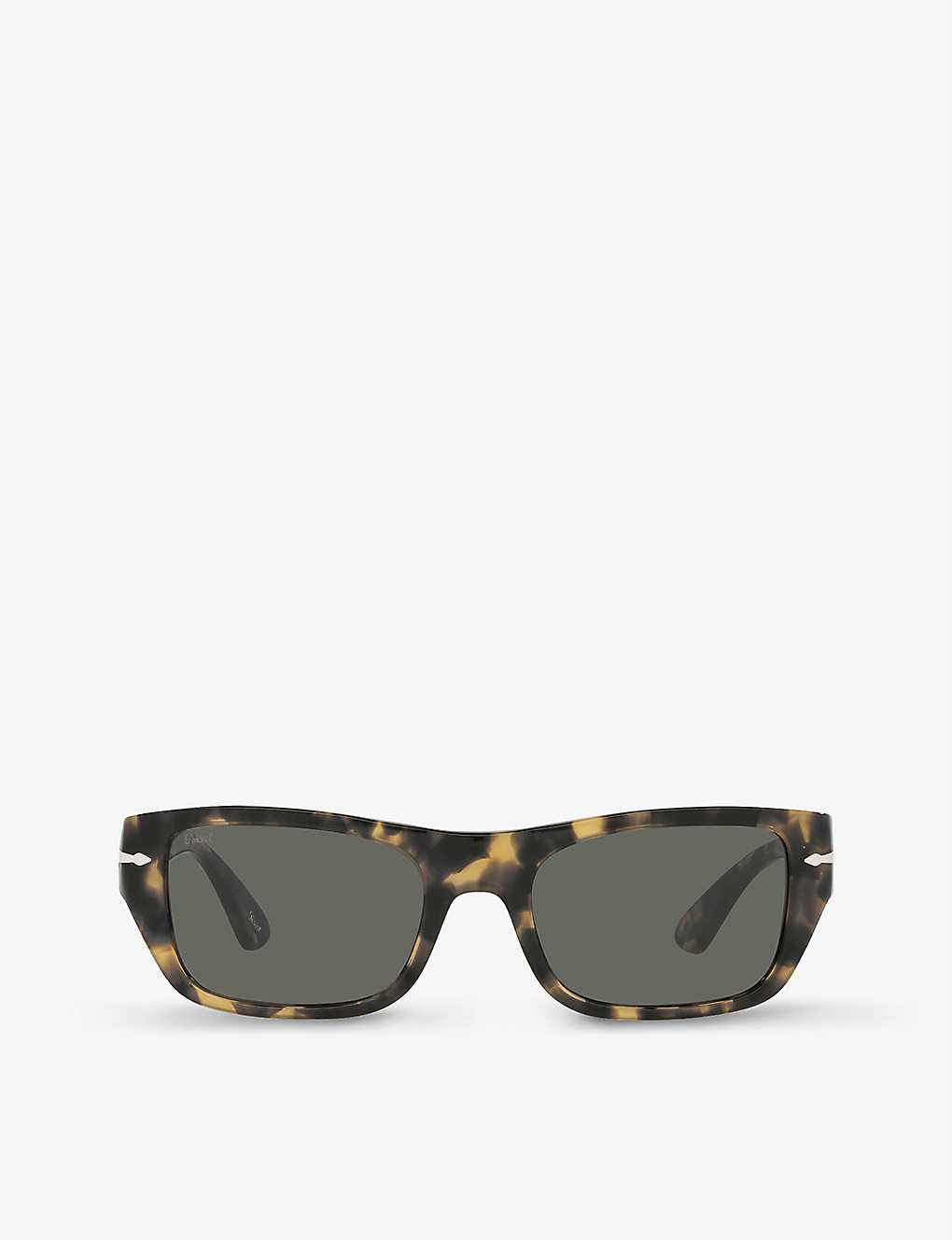 Persol Po3268s Rectangular-frame Acetate Sunglasses In Brown