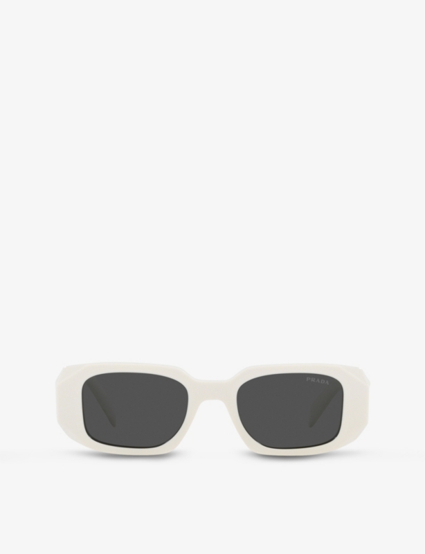 PR 17WS rectangular-frame acetate sunglasses