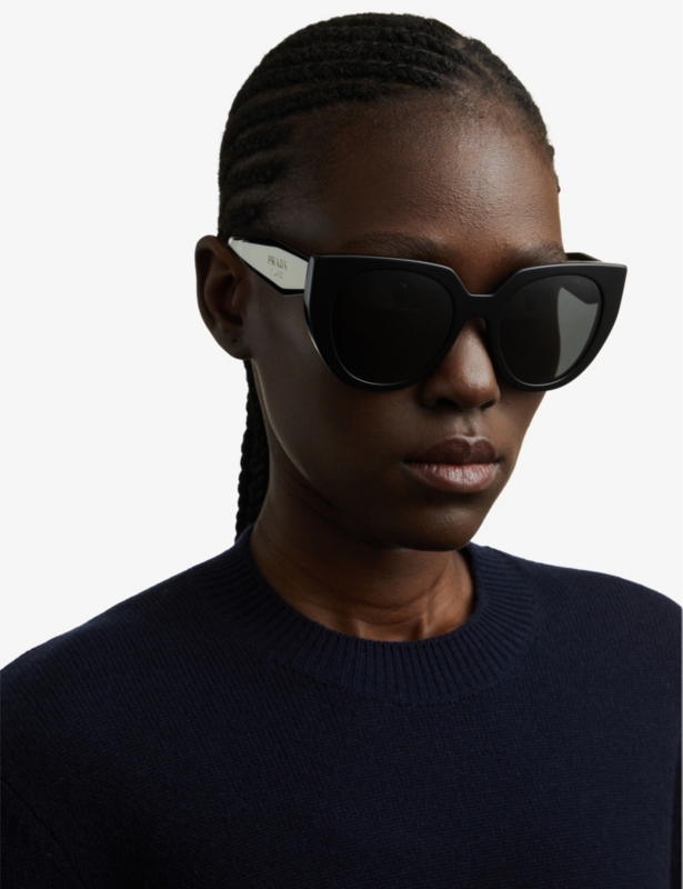 PR14WS cat eye-frame acetate sunglasses