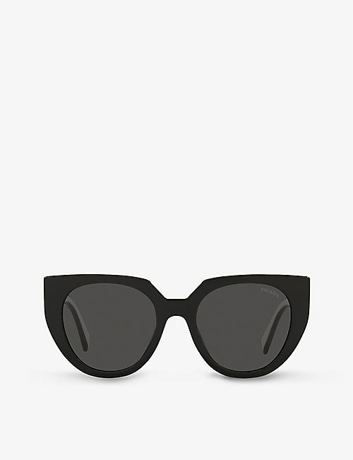 PRADA: PR14WS cat eye-frame acetate sunglasses