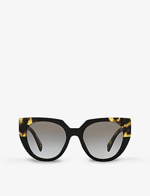 PRADA: PR14WS cat eye-frame acetate sunglasses