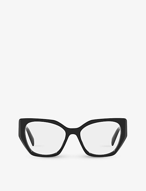 PRADA: PR 18WV square-framed acetate glasses