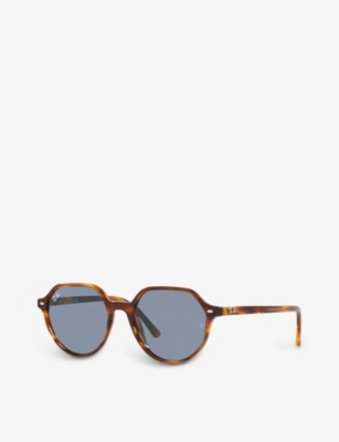 Ray Ban Womens Brown Rb2195 Thalia Square-frame Acetate Sunglasses In Brown