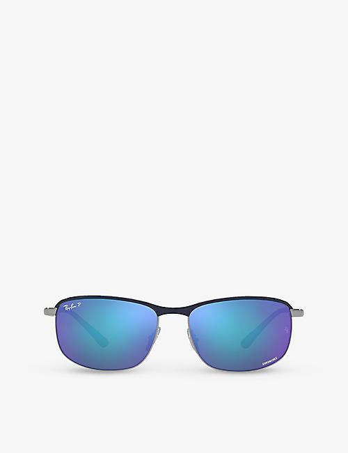 RAY-BAN: RB3671CH pillow frame-metal sunglasses