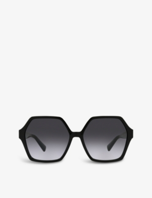 VALENTINO GARAVANI - VA4088 irregular-frame acetate  display picture 3
