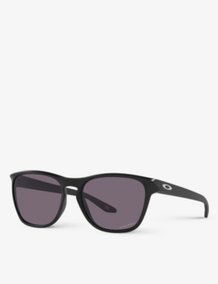 Oakley Mens Black Oo9479 Manorburn Rectangle-frame Acetate Sunglasses In Black