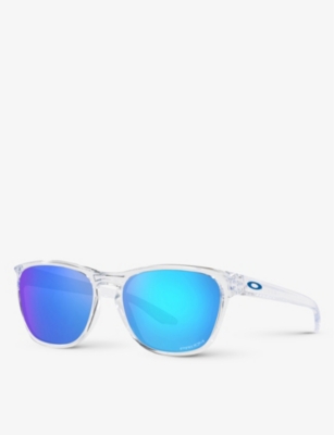 Oakley Oo9479 Rectangle-frame Acetate Sunglasses In Clear